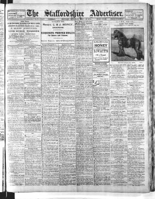 cover page of Staffordshire Advertiser published on April 26, 1919