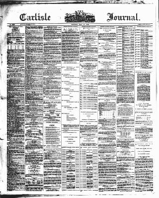 cover page of Carlisle Journal published on May 12, 1885