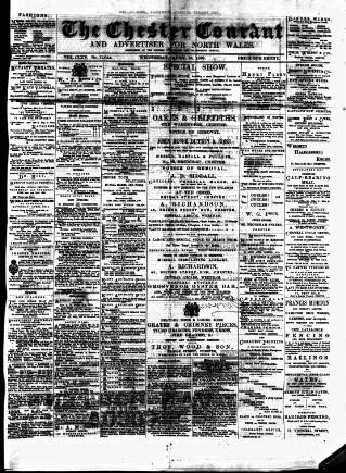 cover page of Chester Courant published on April 19, 1893
