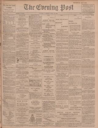 cover page of Dundee Evening Post published on April 23, 1901