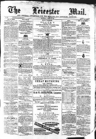 cover page of Leicester Mail published on April 24, 1869