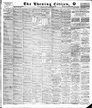cover page of Glasgow Evening Citizen published on April 29, 1889