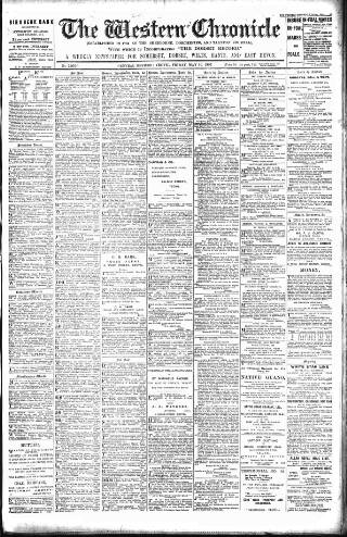 cover page of Western Chronicle published on May 10, 1907