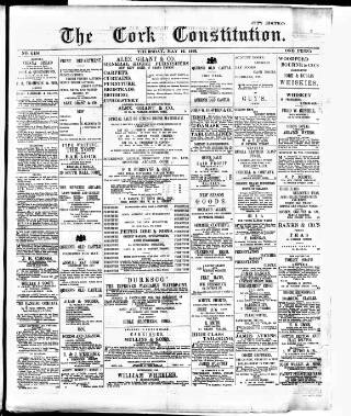 cover page of Cork Constitution published on May 12, 1892