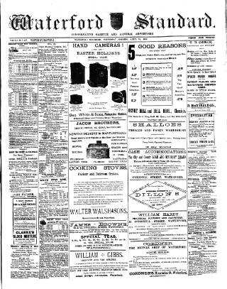 cover page of Waterford Standard published on April 18, 1906