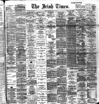 cover page of Irish Times published on May 4, 1900