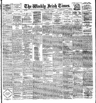 cover page of Weekly Irish Times published on April 27, 1895