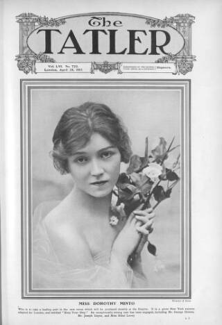 cover page of The Tatler published on April 28, 1915