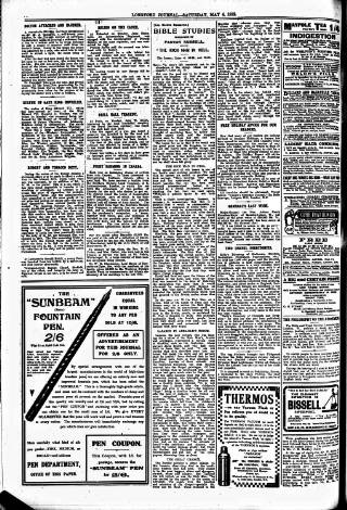 cover page of Longford Journal published on May 4, 1912
