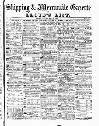 cover page of Lloyd's List published on May 14, 1906