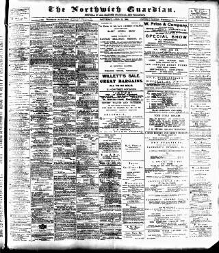 cover page of Northwich Guardian published on April 25, 1908
