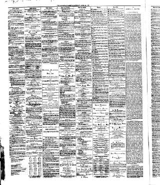 cover page of Galloway Gazette published on April 25, 1891