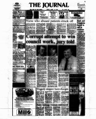 cover page of Newcastle Journal published on April 27, 1990