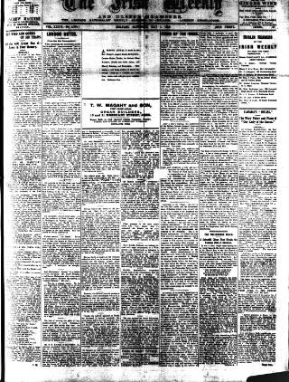 cover page of Irish Weekly and Ulster Examiner published on May 7, 1910