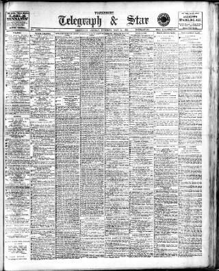cover page of Sheffield Evening Telegraph published on May 11, 1914