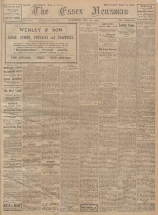 cover page of Essex Newsman published on May 4, 1912