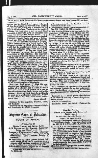 cover page of County Courts Chronicle published on May 1, 1895