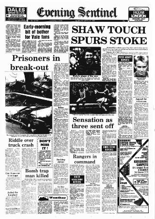 cover page of Staffordshire Sentinel published on April 26, 1986