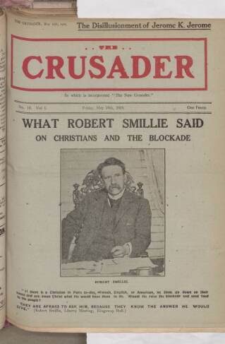 cover page of New Crusader published on May 16, 1919