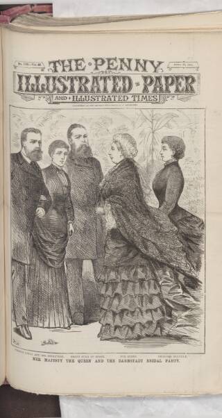 cover page of Penny Illustrated Paper published on April 26, 1884