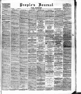 cover page of Dundee People's Journal published on April 26, 1879
