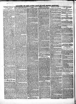 cover page of Skibbereen & West Carbery Eagle; or, South Western Advertiser published on April 26, 1862