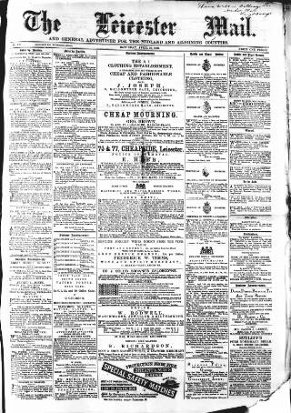 cover page of Leicester Mail published on April 10, 1869