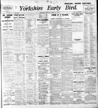 cover page of Yorkshire Early Bird published on April 19, 1910