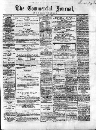 cover page of Commercial Journal published on April 27, 1867