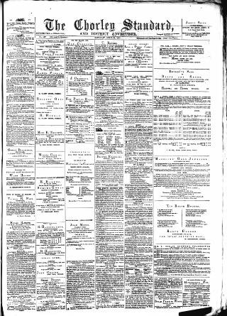 cover page of Chorley Standard and District Advertiser published on April 24, 1875