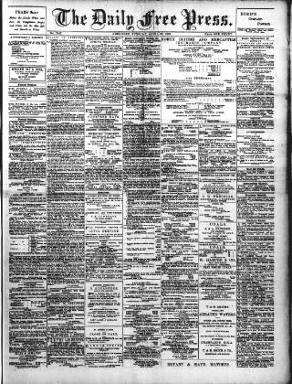 cover page of Aberdeen Free Press published on April 26, 1892