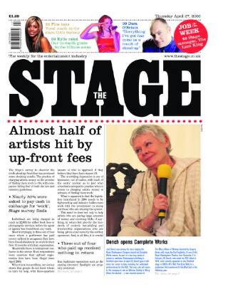 cover page of The Stage published on April 27, 2006