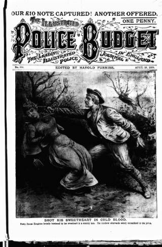 cover page of Illustrated Police Budget published on April 29, 1899