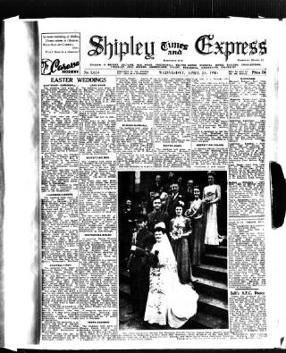 cover page of Shipley Times and Express published on April 24, 1946