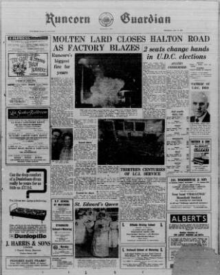 cover page of Runcorn Guardian published on May 19, 1966