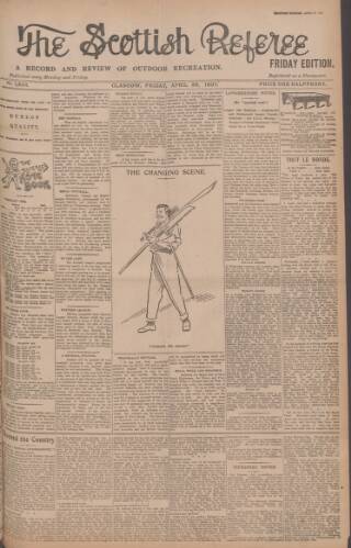 cover page of Scottish Referee published on April 26, 1907