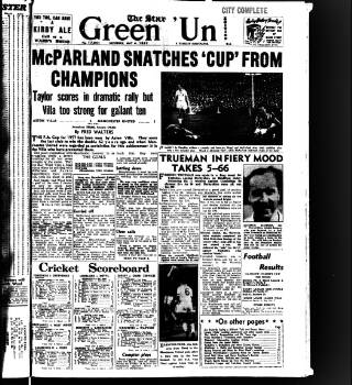 cover page of Star Green 'un published on May 4, 1957