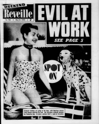 cover page of Reveille published on May 25, 1956