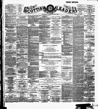 cover page of Scottish Leader published on May 2, 1888