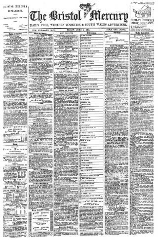 cover page of Bristol Mercury published on June 1, 1894