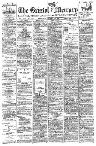 cover page of Bristol Mercury published on November 28, 1894