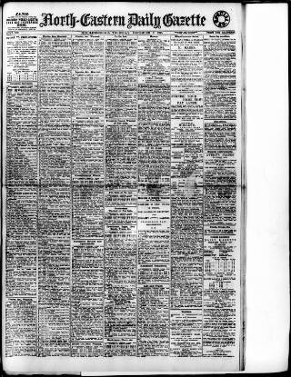 cover page of Daily Gazette for Middlesbrough published on December 2, 1915