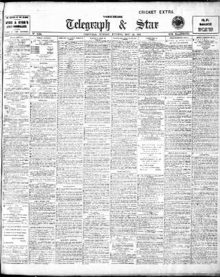 cover page of Sheffield Evening Telegraph published on May 24, 1910