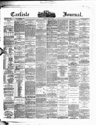 cover page of Carlisle Journal published on June 2, 1893