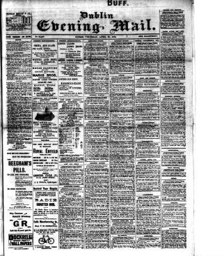 cover page of Dublin Evening Mail published on April 27, 1905