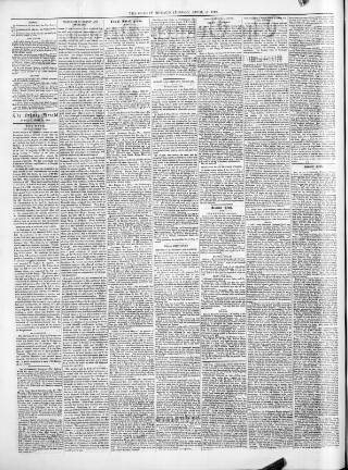 cover page of Orkney Herald, and Weekly Advertiser and Gazette for the Orkney & Zetland Islands published on April 27, 1869