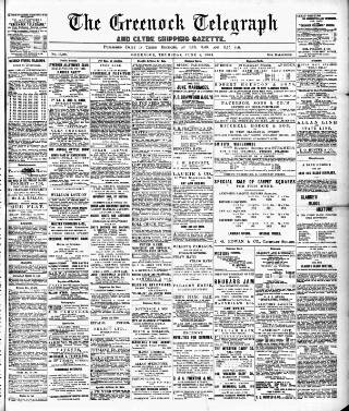 cover page of Greenock Telegraph and Clyde Shipping Gazette published on June 2, 1904