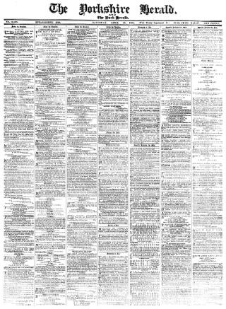 cover page of York Herald published on April 26, 1890