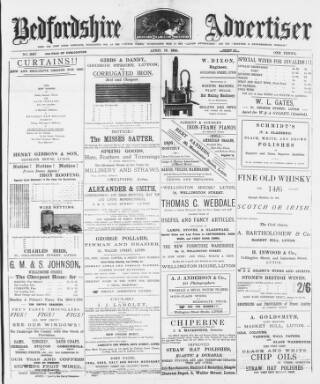 cover page of Luton Times and Advertiser published on April 19, 1895