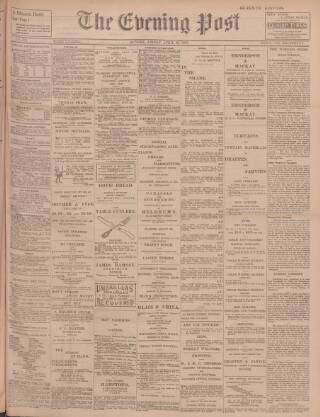 cover page of Dundee Evening Post published on April 26, 1901
